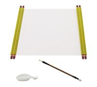 Namzi Lot de 2 carnets de calligraphie chinois réutilisables, 1,5 m, papier de calligraphie, peinture sur tissu magique, chiffon d'écriture à l'eau, rouleau de calligraphie