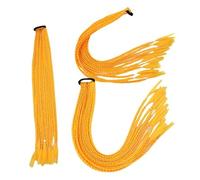 Namzi Lot de 2 extensions de cheveux tressées pour queue de cheval avec élastiques