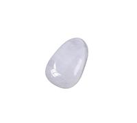 Namzi Lot de 2 pièces de poignée en cristal naturel blanc en forme de goutte d'eau de 3 à 5 cm, pierre originale, minéral standard en forme de gouttelette d'eau, décoration pour la maison et le bureau