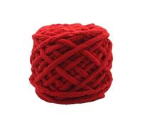 Namzi Lot de 2 rouleaux de fil épais et doux pour loisirs créatifs, tricotés à la main, couvertures, lits pour animaux de compagnie, coussins, écharpes, décoration d'intérieur, rouge foncé A (180 g au