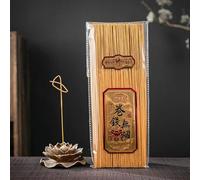 Namzi Lot de 250 bâtons d'encens chinois Joss - Bâtons d'encens traditionnel Guanyin en bambou pour adoration de Bouddha, culte des ancêtres, temple de la maison, doré