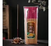 Namzi Lot de 250 bâtons d'encens chinois Joss en bambou traditionnel Guanyin pour culte de Bouddha, culte des ancêtres, temple de la maison, le dieu de la richesse