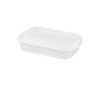 Namzi Lot de 4 boîtes de conservation de viande transparentes pour réfrigérateur 350 ml - Boîte de conservation congelée et emballée - Boîte de réserve de légumes de cuisine - 16 x 9 x 4 cm