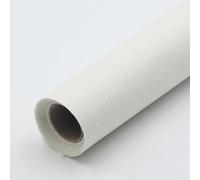 Namzi Patch autocollant pour réparation de vêtements, retouches de canapé, arrière-plan mural en tissu, 1 pièce, beige blanc, 50 x 145 cm