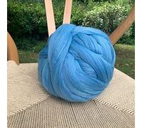 Namzi Pelote de laine bleue 250 g pour tricot et crochet - 1 pièce de fil pour loisirs créatifs - A