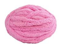Namzi Pelote de laine glacée super grosse - 250 g - Pour tricot et crochet - Confortable - Pour jetés et oreillers - Rose