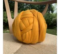 Namzi Pelote de laine jaune 250 g pour tricot et crochet - 1 pièce de fil pour loisirs créatifs