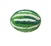 Namzi Pelote de laine super grosse - 250 g - Pour tricot, crochet, loisirs créatifs - Vert et blanc - 1 pièce - 250 g