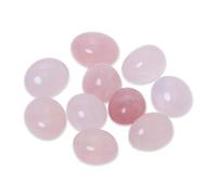 Namzi Pierres de quartz rose naturelles polies et polies du Brésil, Cristaux et pierres de guérison en quartz en vrac pour la Wicca, les pierres de chakra, les fournitures de sorcellerie (10 pièces)