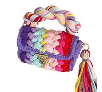 Namzi Sac tissé 1 pièce, joli sac fait à la main, design tissé élégant, accessoire tendance pour les sorties quotidiennes, indispensable pour la mode L