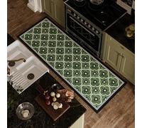 Namzi Tapis de salle de bain antidérapant, pratique, minimaliste, 1 pièce, 38,1 x 58,4 cm, vert