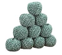 Namzi Twine, 10 Rolls 1.5mm ，DIY (bricolage) Crafts, Picture Display and Embellishments, Festive Twine for Gift Wrapping (Each 229 Feet)，Green White