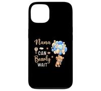 Nana Can Bearly Wait Bear Genre Neutral Boy Baby Shower Coque pour iPhone 13