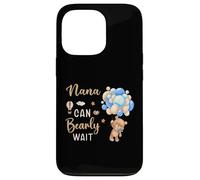 Nana Can Bearly Wait Bear Genre Neutral Boy Baby Shower Coque pour iPhone 13 Pro