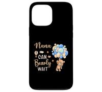 Nana Can Bearly Wait Bear Genre Neutral Boy Baby Shower Coque pour iPhone 13 Pro Max