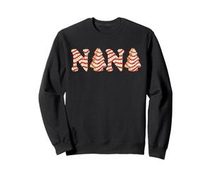 Nana Christmas Tree Cakes Mom Matching Family Christmas Women Sweatshirt