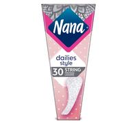 Nana Dailies Style Protège-Lingerie String - Protège-Slip Fin et Flexible - 30 Protège-Slips - Lot de 2