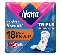 Nana Maxi Régulier - 18 Serviettes Hygiéniques