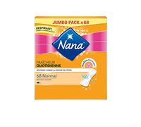 Nana Normal Plat - Protège-lingerie absorbant (Lot de 2 paquets de 68 protège-lingeries)