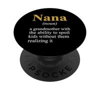 Nana Noun Une Grand-mère Qui gâte Les Enfants PopSockets PopGrip Adhésif