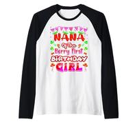 Nana of The Berry Sweet One Strawberry 1er Anniversaire Party Manche Raglan