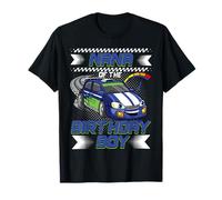 Nana of The Birthday Boy Race Car Party Family Matching T-Shirt