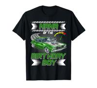 Nana of The Birthday Boy Race Car Party Family Matching T-Shirt