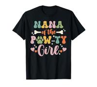 Nana of The Pawty Girl Dog Grandma Family Matching T-Shirt