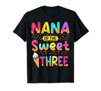 Nana Of The Sweet Three Fête de crème glacée 3ème anniversaire fille T-Shirt