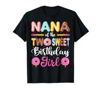 Nana Of The Two Sweet Birthday Girl Donut 2ème anniversaire T-Shirt