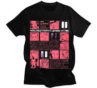 Nana-Osaki-The-Black-Stones-T-Shirt-Men-s-Pure-Cotton-T-Shirts-Trapnest-and-Komatsu Black L