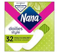 NANA - Protège-slips Ultra Discrets pour Confort Quotidien, Voile Léger et Doux (Boîte 32) - Le lot de 4
