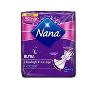 Nana Serviettes Hygiéniques Ultra Goodnight Extra Large x9 (lot de 4)