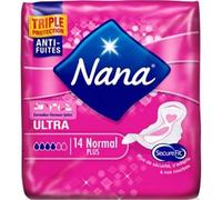 Nana Serviettes Hygiéniques Ultra Normal Plus x14 (lot de 4)