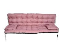nana shop Coussin imperméable pour balancelle de jardin, coussin de balancelle de jardin, coussin de banc - 160 cm - Rose