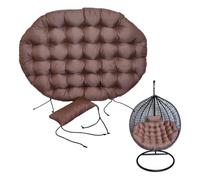 Nana Shop Grand Coussin de Jardin, Coussin Fauteuil Cocon, Coussin Fauteuil Suspendu, Coussin balancelle, Coussin de Jardin Marron