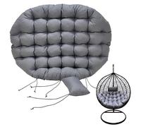 Nana Shop Grand Coussin de Jardin, Coussin Fauteuil Cocon, Coussin Fauteuil Suspendu, Coussin balancelle, Coussin de Jardin Gris