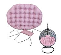Nana Shop Grand Coussin de Jardin, Coussin Fauteuil Cocon, Coussin Fauteuil Suspendu, Coussin balancelle, Coussin de Jardin Rose Poudré