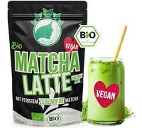 NanaNatura's Instant Bio Matcha Latte en Poudre BIO VÉGANE avec Matcha de Cérémonie du Japon 250 g - à déguster chaud ou froid