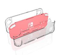 NANANINO Coque rigide transparente pour Nintendo Switch Lite - Compatible avec les appareils jusqu'à 5,5" - Motif paillettes