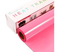 NANAPLUMS Film de traceur textile,30.5 cmx4 m,Film de transfert flexible pour traceur Cricut et Silhouette Cameo,Utilisé dans le film de transfert textile à repasser pour t-shirt DIY et tissus (rose)