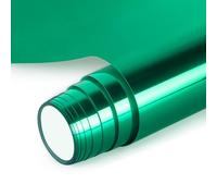 NANAPLUMS Film pour traceur textile - Film flexible en polyuréthane pour traceur textile, utilisé dans les textiles - Film de transfert thermocollant pour t-shirt DIY, tissus (vert métallique)