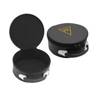 Nanba Group 33rd Degree Scottish Rite Masonic Cap Case - Cuir synthétique de qualité supérieure, boîte de rangement et de présentation portable Fez - Broderie à la machine