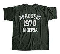 nanbei Afrobeat 1970 T Shirt Cotton Fela Kuti Green L