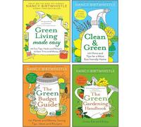 Nancy Birtwhistle Lot de 4 livres de collection (Guide budgétaire vert, Green Living Made Easy, Clean & Green, The Green Gardening Handbook)