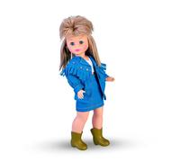 Nancy Colección Nac64000 - Poupée Punk avec Look Denim, Cheveux Crépés et Veste Oversize, Réédition Année 1989