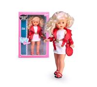 Nancy Collection Évasion Poupée réédition du début des années 2000 avec Robe Blanche, bonbonnière, chasseuses et Chaussures Rouges, poupée pour collectionneurs avec Certificat Officiel, célèbre