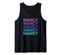 Nancy Funny Vintage Distressed Prenom Pride Débardeur