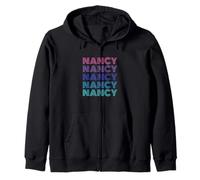Nancy Funny Vintage Distressed Prenom Pride Sweat à Capuche