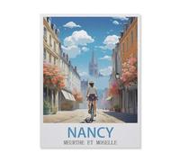 Nancy Meurthe-et-Moselle，for Children 1000 Pieces Papier Puzzle Jigsaws, DIY Casual Puzzles Toys, for Adults and Teenagers Unique Gifts Toys（50x70cm）-GM74